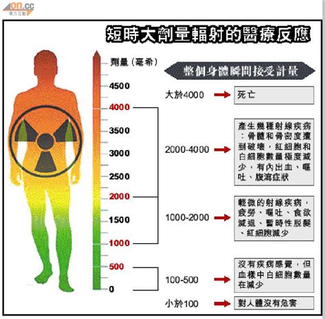 被輻射過的人|輻射對健康的影響